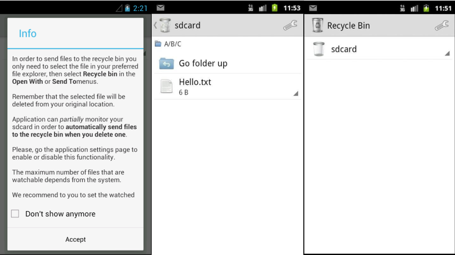 download the new version for android Auto Recycle Bin