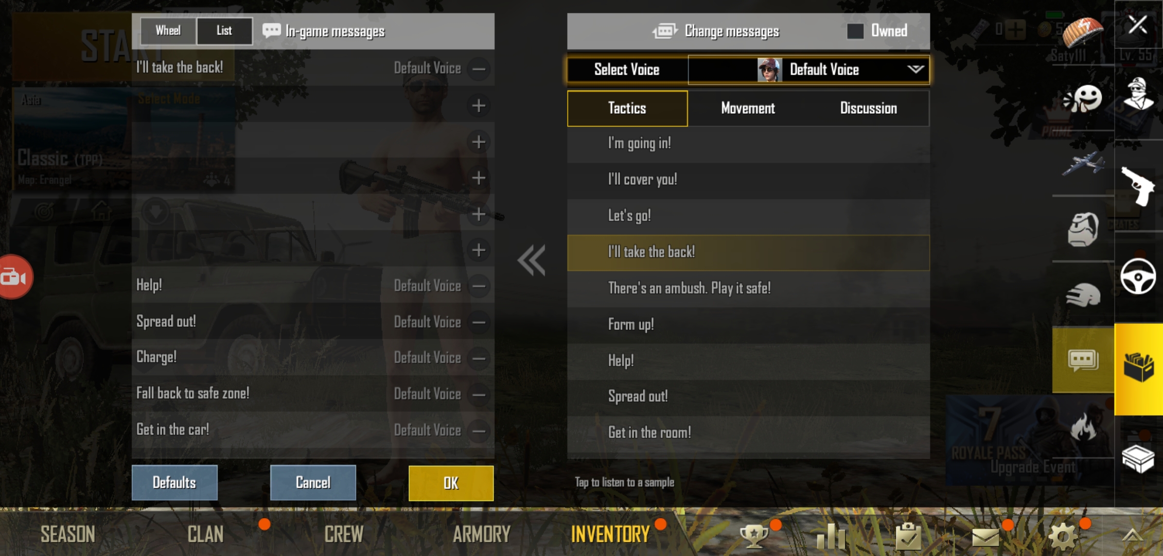 How To Get More Voice Commands In PUBG Mobile