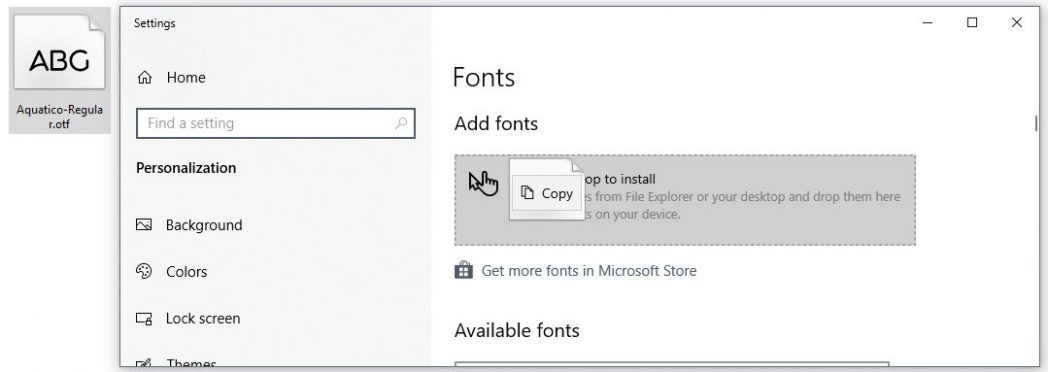 How To Install Fonts On Windows 10