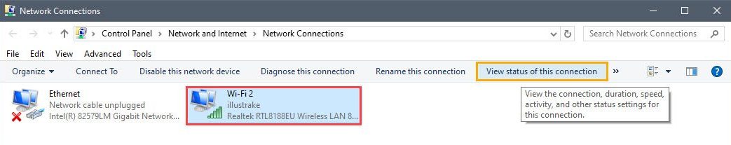 How to check the Wi-Fi Password on Windows 10