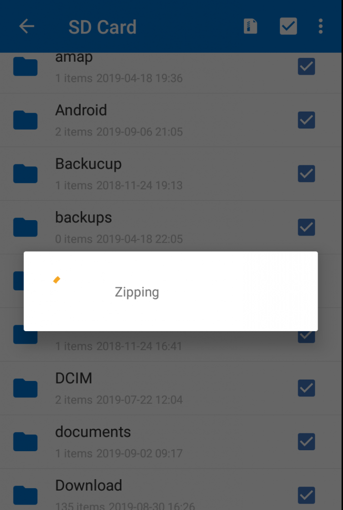 How to open Zip Files on Android