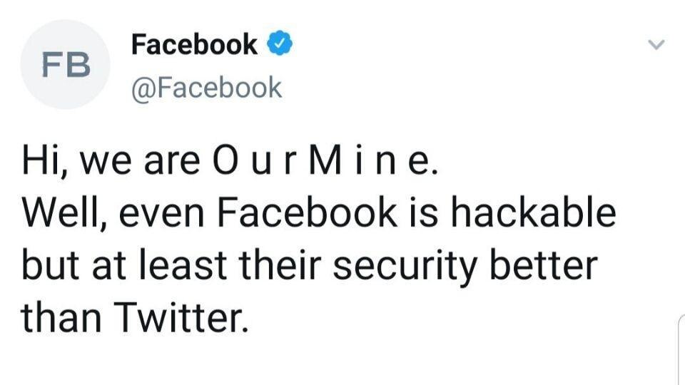 Facebook and Messenger's official Twitter account hacked