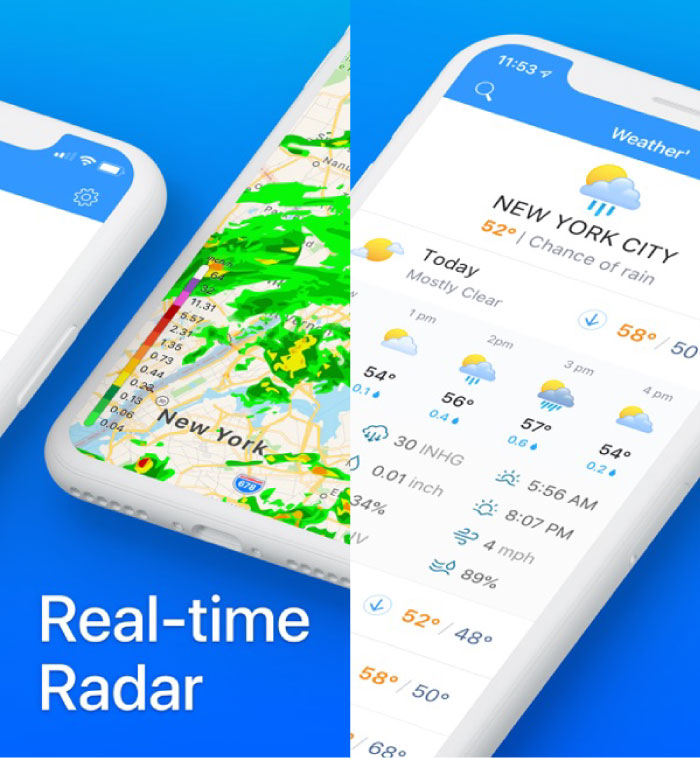 10 Best Free Weather Apps for iPhone in 2020 « 3nions