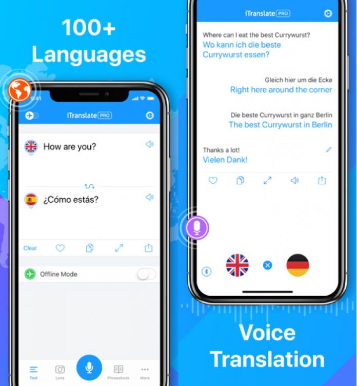 google translate phone app