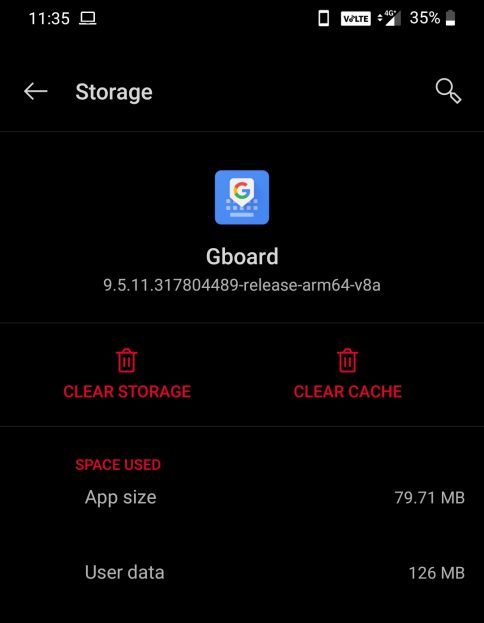 Fix Unfortunately Gboard has Stopped