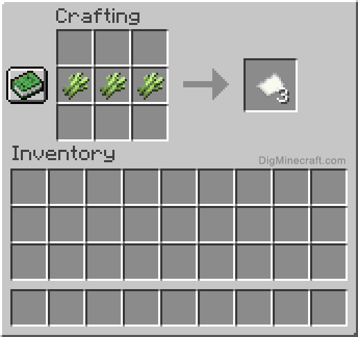 How to make paper in Minecraft