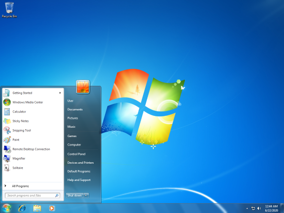 Windows 7 SP1 screenshot 1