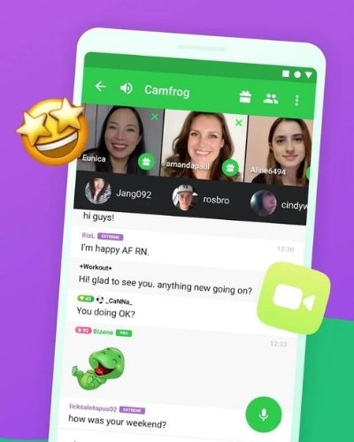 Chat Flirt Video w Strangers Friends Camfrog