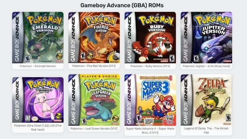 GBA GAME EMULATOR AND ROMS