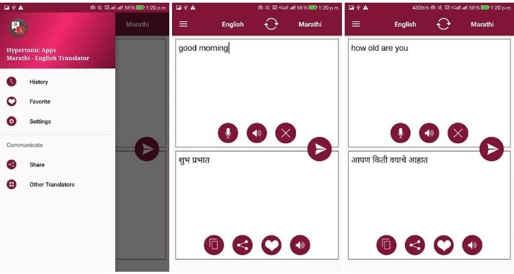 Marathi to English Translation Apps