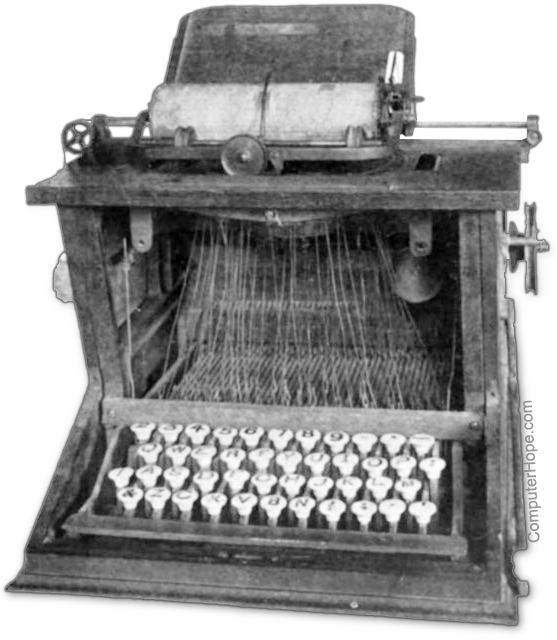 sholes typewriter